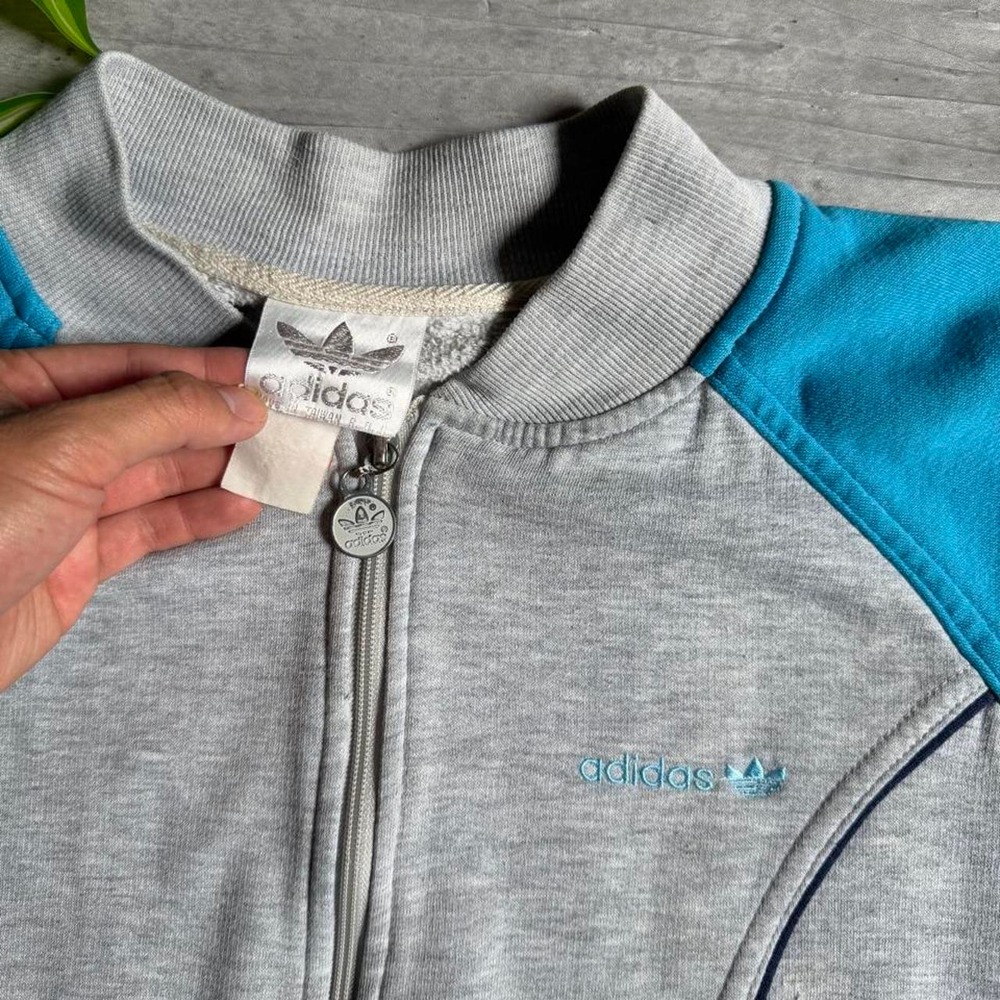 Vintage 80s Adidas Originals Zip Up Jacket